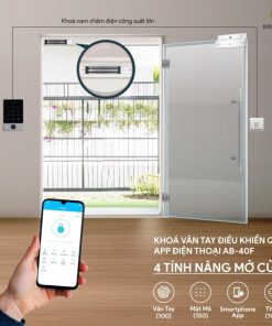 Alternative view of Khóa cửa vân tay nhà trọ, chung cư, văn phòng HF11 trọn gói