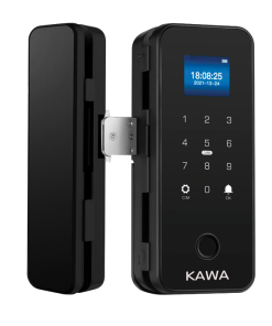 Khóa cửa kính cường lực vân tay cao cấp - Kawa KG02