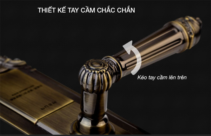 Khóa vân tay Tân cổ điển cao cấp Kaadas 6002 - Ảnh 2