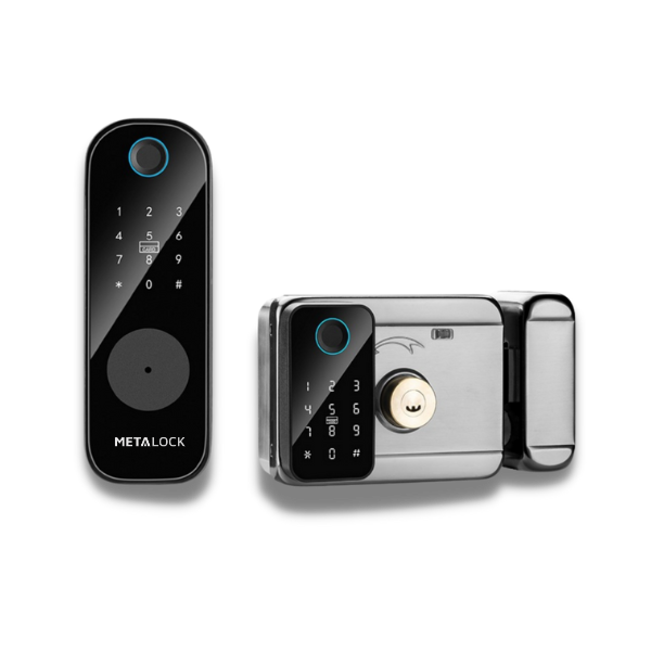 Khoá cổng vân tay 2 chiều điều khiển qua app điện thoại mart lock Y12 Pro