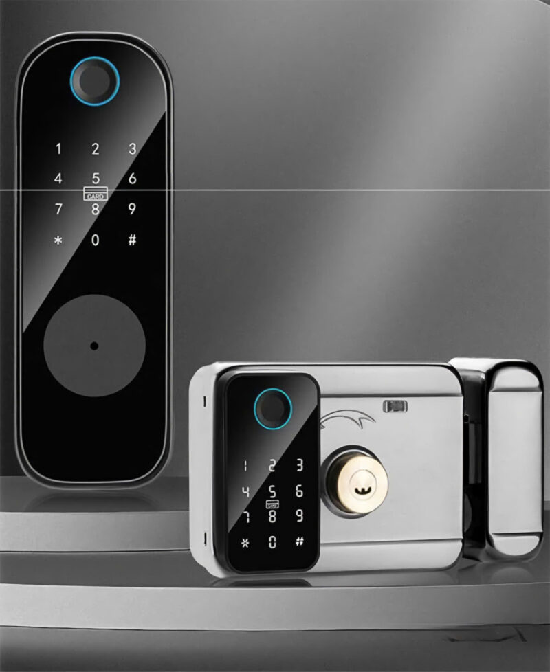 Khoá cổng vân tay 2 chiều điều khiển qua app điện thoại mart lock Y12 Pro - Ảnh 2