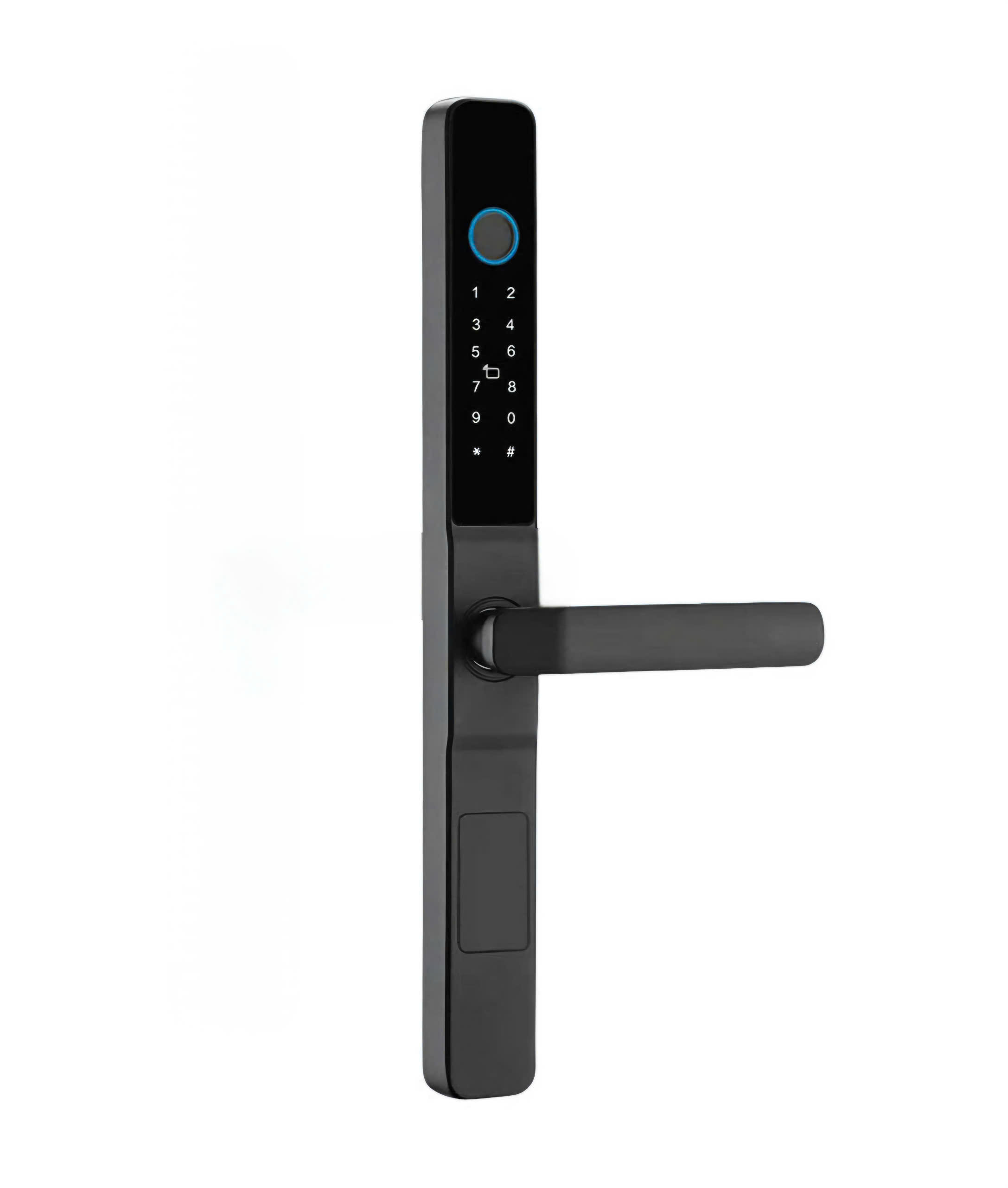 Khóa vân tay dành cho cửa đố hẹp, cửa nhôm kính 5 tính năng F9SE