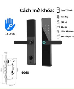 Alternative view of Khóa cửa thông minh Smart lock A05. Điều khiển qua app điện thoại.